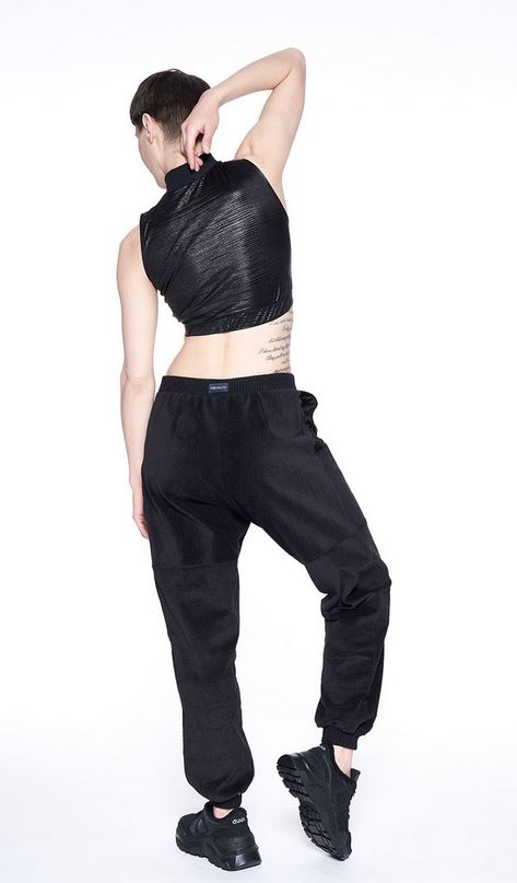 Cordhose Jogger-Look