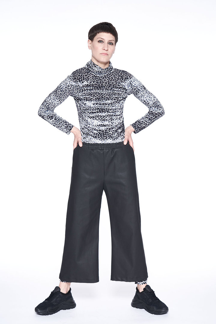 Hose Wetlook Denim