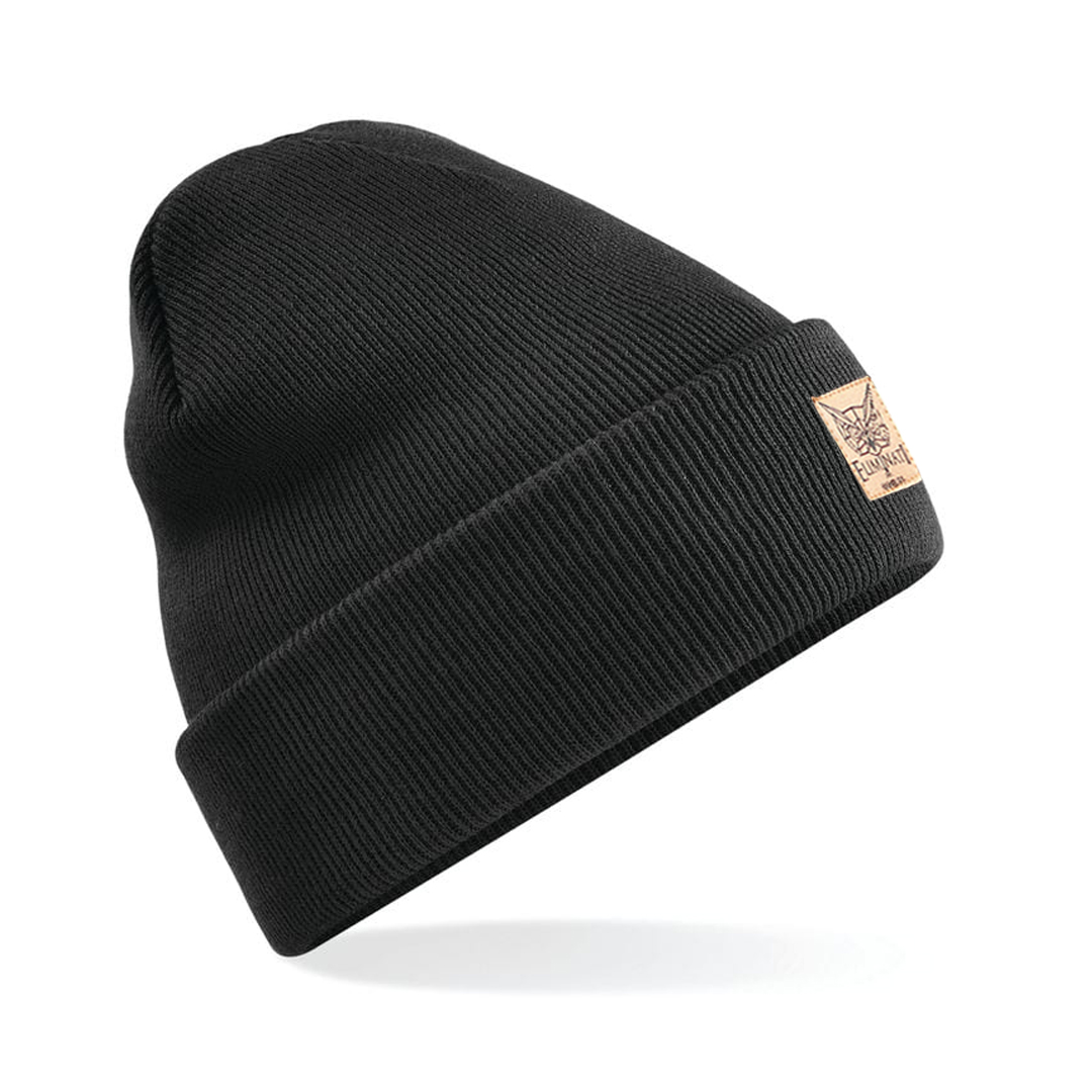 Beanie Cottonera Label - Black - vegan