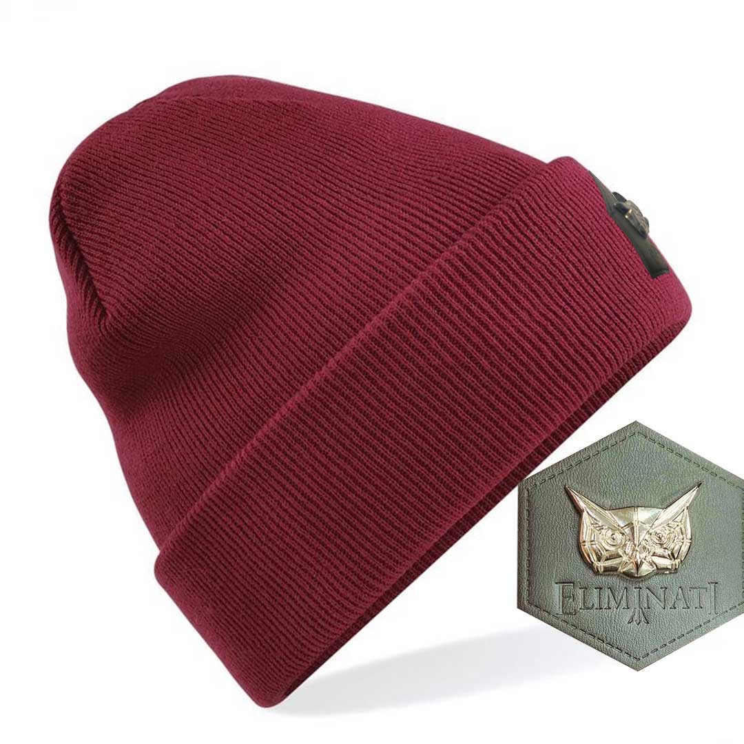 Beanie Black Label - Burgundy - vegan