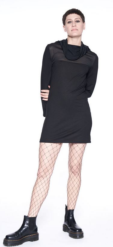 Minikleid Streifen