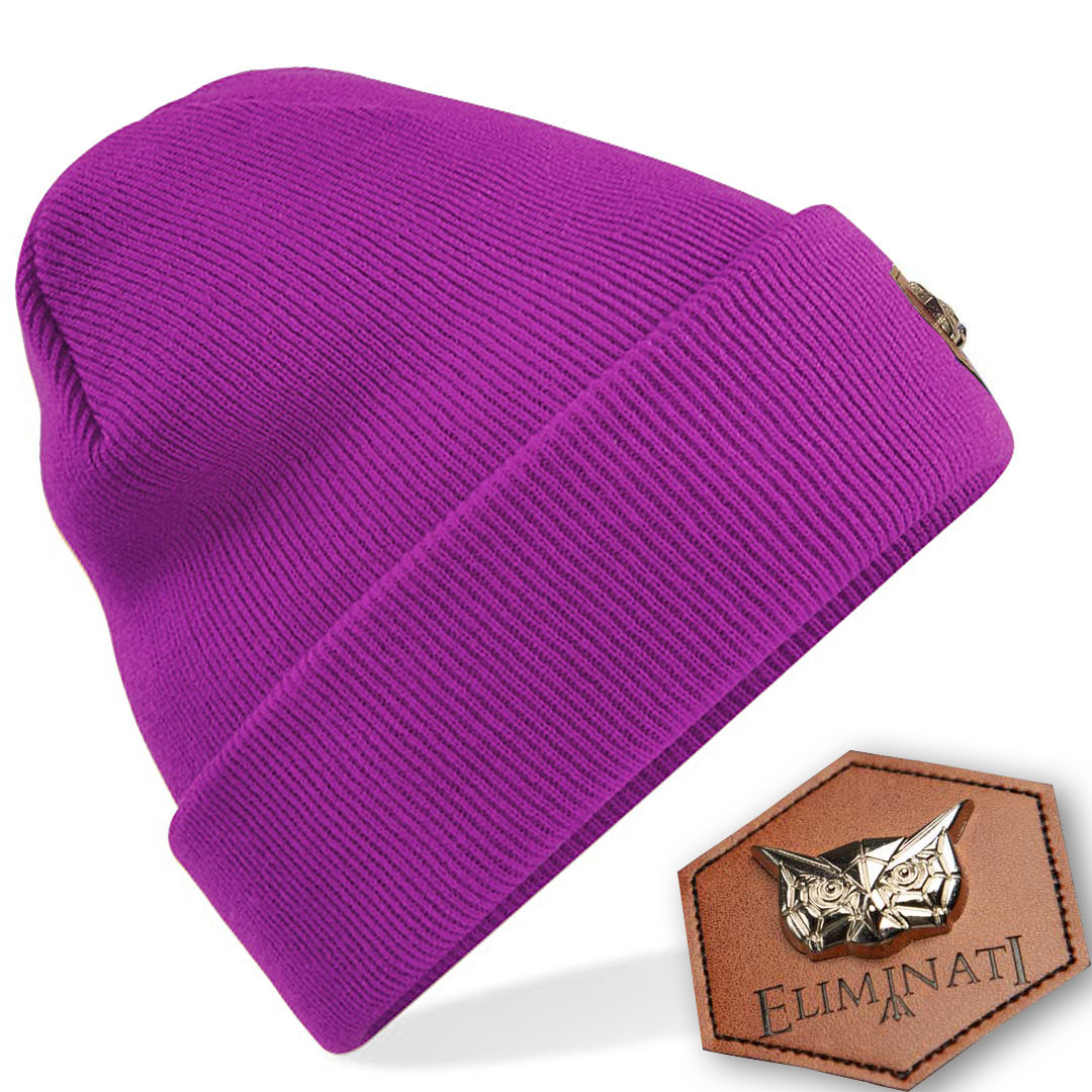 Beanie Classic Label - Lavender - vegan